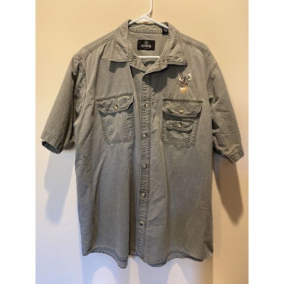 Outdoor Hunting Shirt, Red Head, Men's XL - Picture 2 of 5